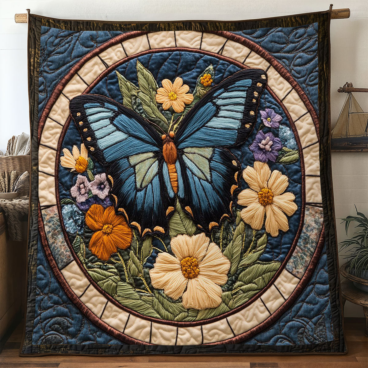 Butterfly Petal WN3005019CL Quilt