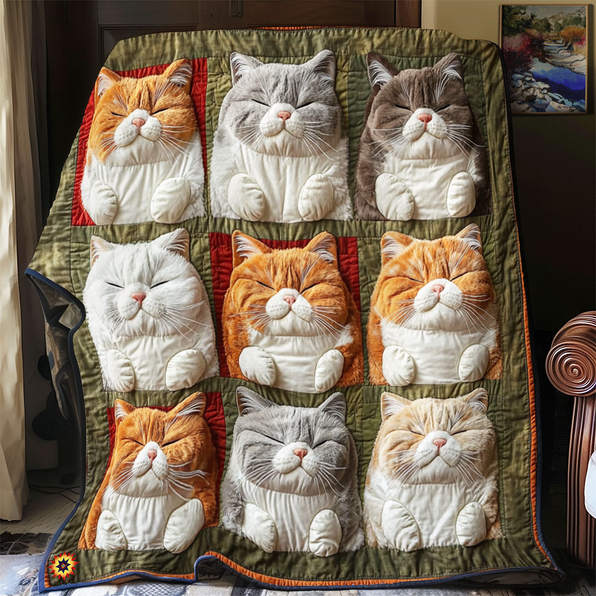 Charming Cat WX2612011CL Quilt