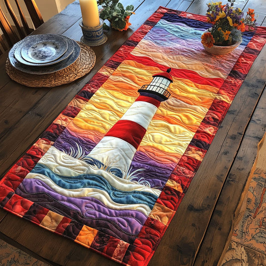 Lighthouse CW1006032CL Quilted Table Runner