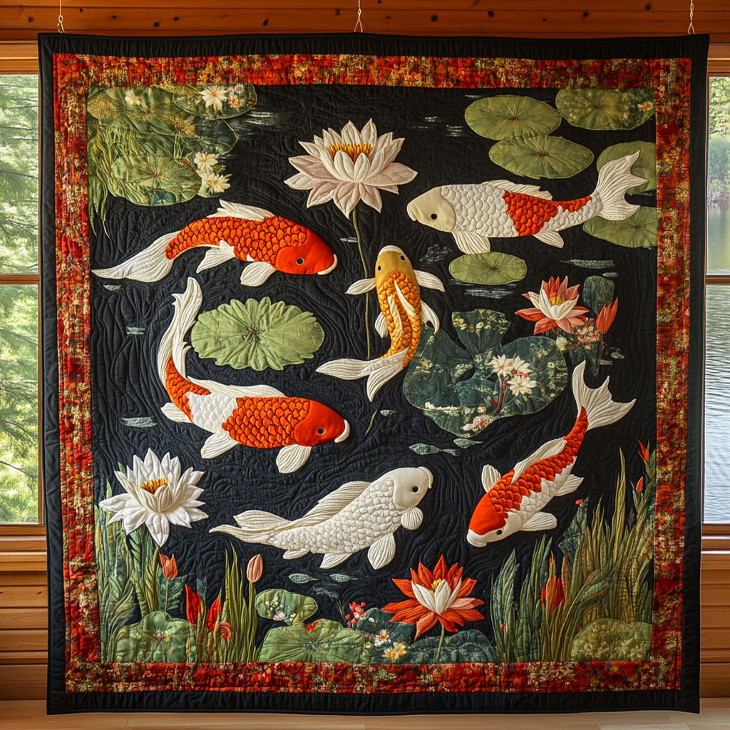 Sacred Pond CP0410044CL Quilt