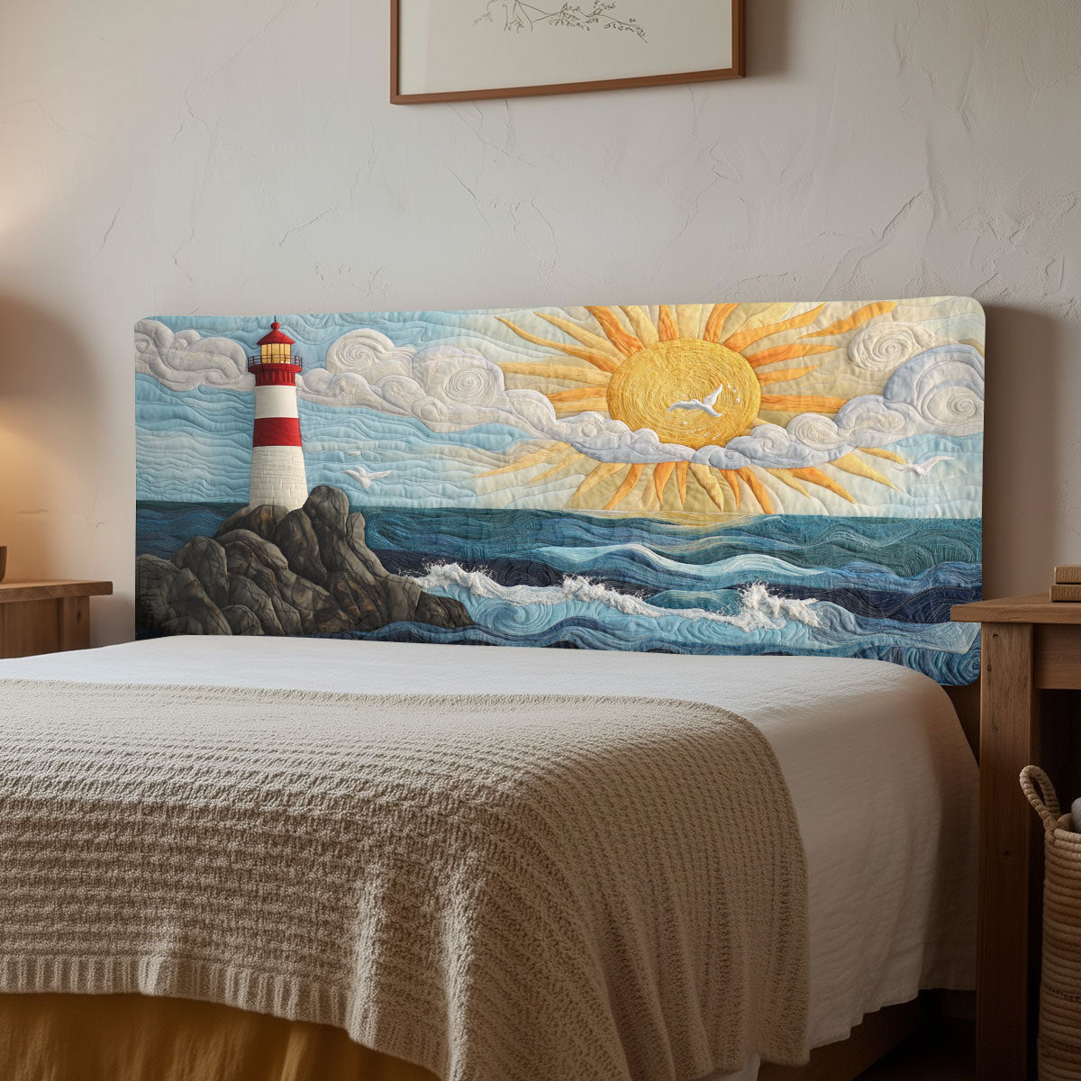 Sunny Lighthouse CW1512036CL Quilted Headboard Slipcover
