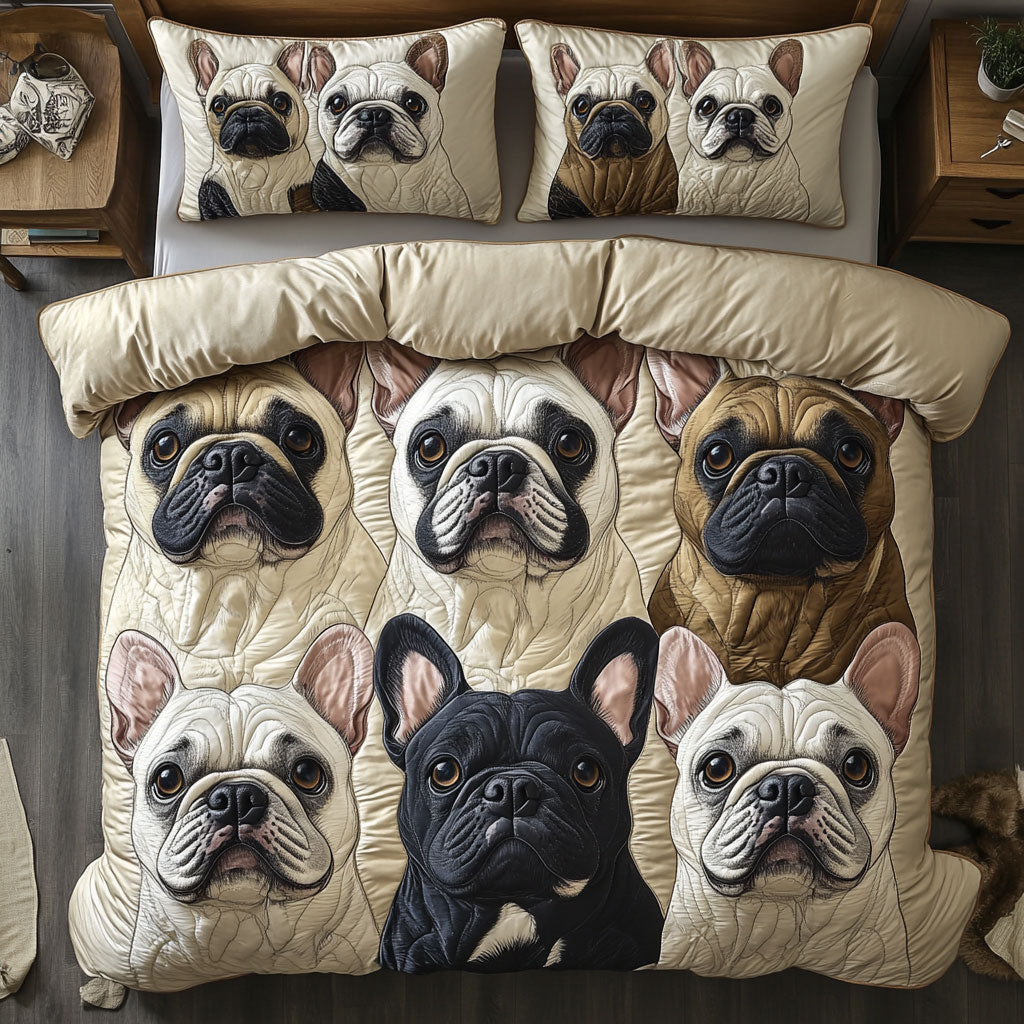 Bulldog Dream CW1511006CL Duvet Cover Set