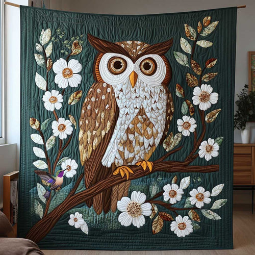 Owl Spring Garden WP1112017CL Quilt