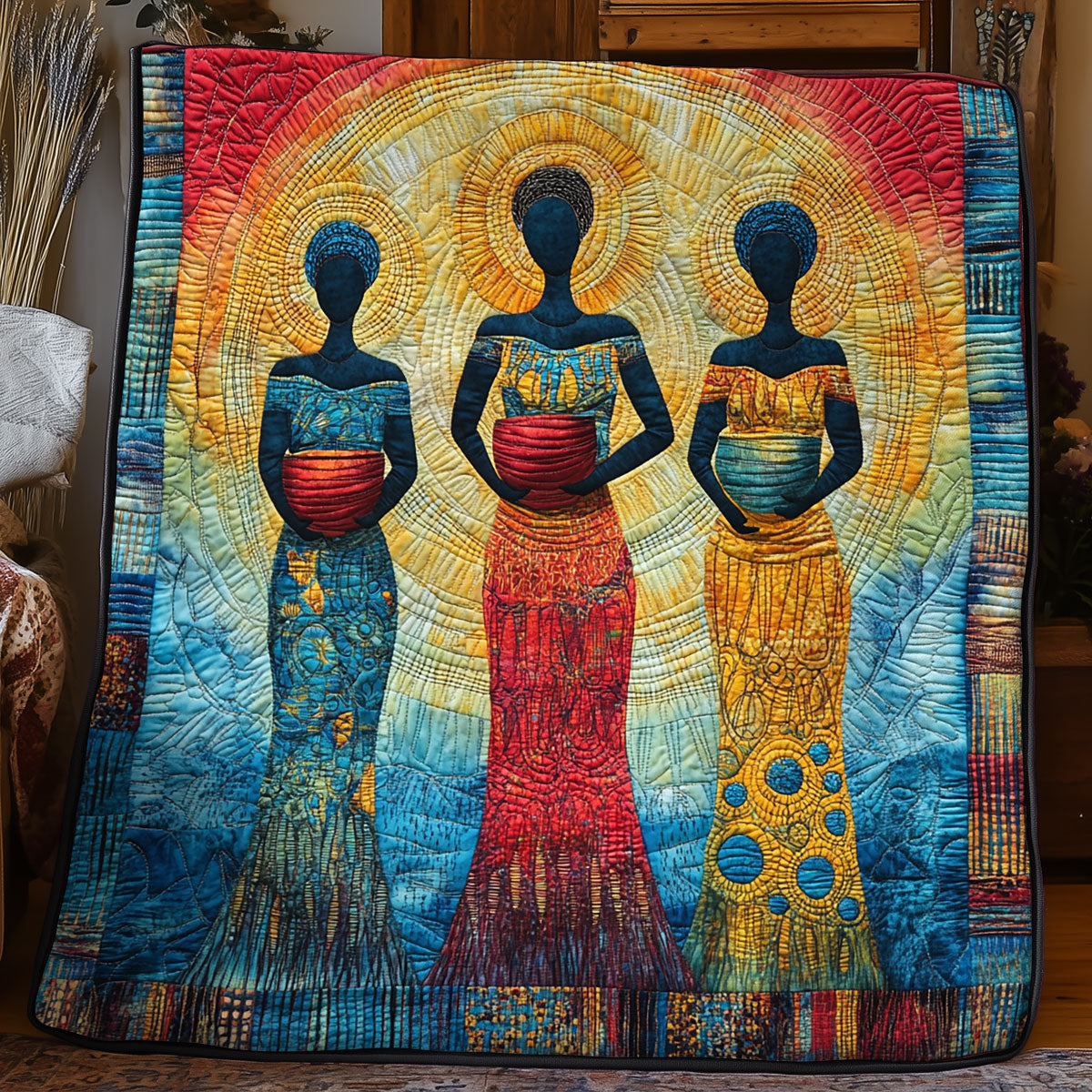 Fantasy African Woman WX0406020CL Quilt