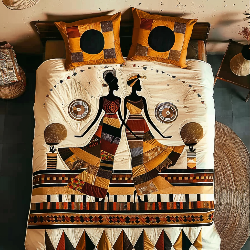 African Woman XR0204001CL Duvet Cover Set