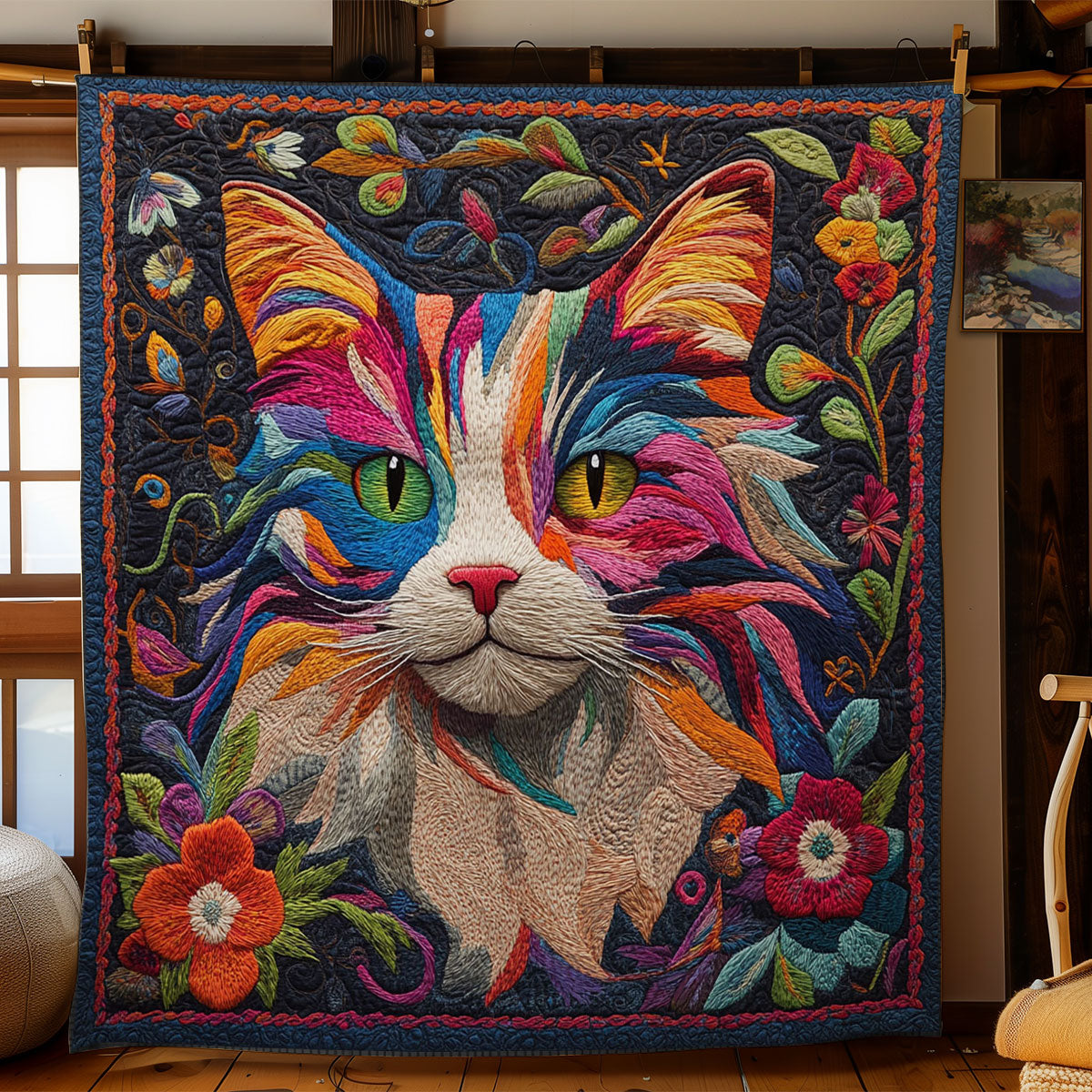 Cat Bloomspell WN1806026CL Quilt