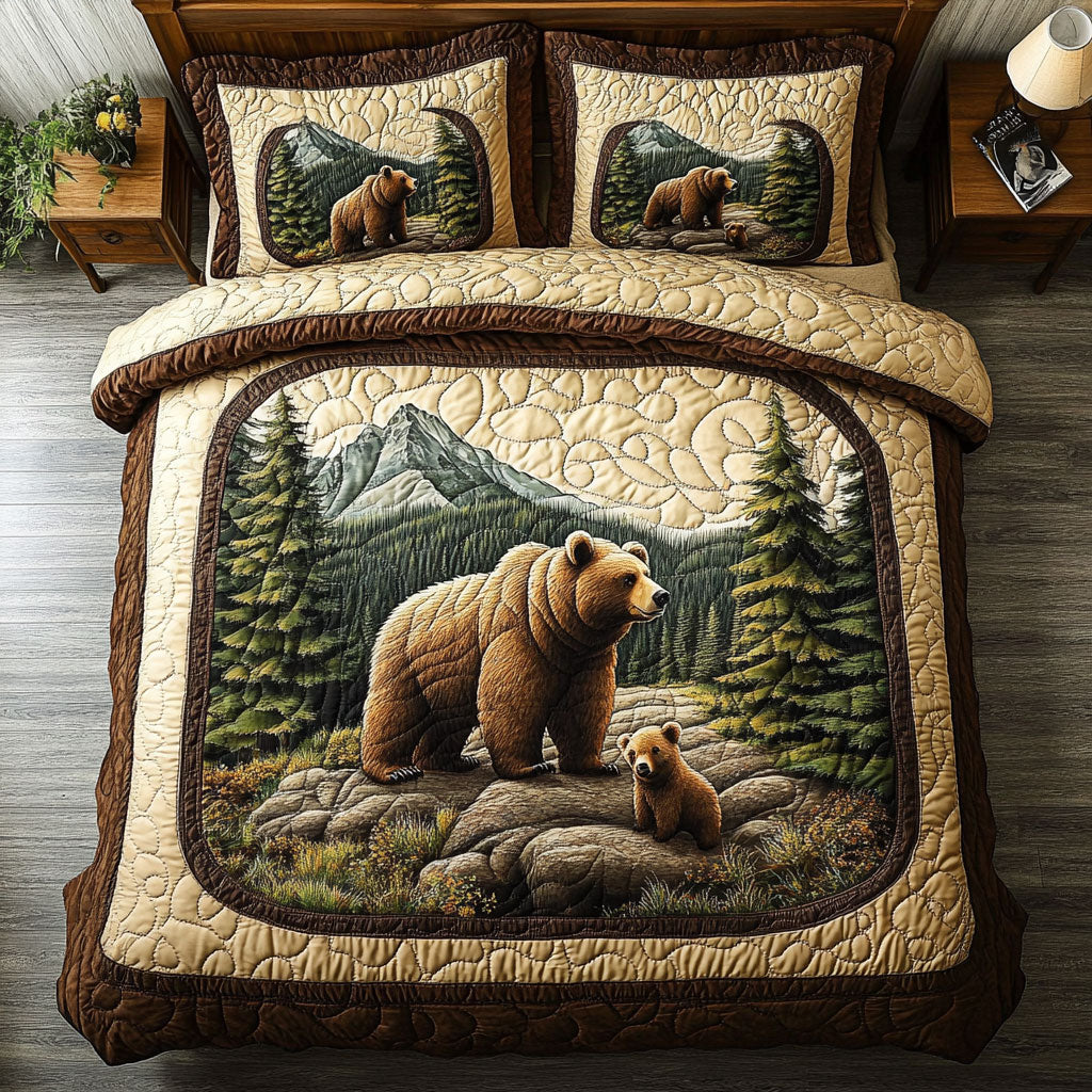 Bear Family WY1102166CL Duvet Cover Set