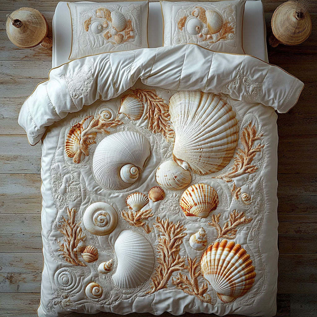 Seashell Symphony WY1108047CL Duvet Cover Set
