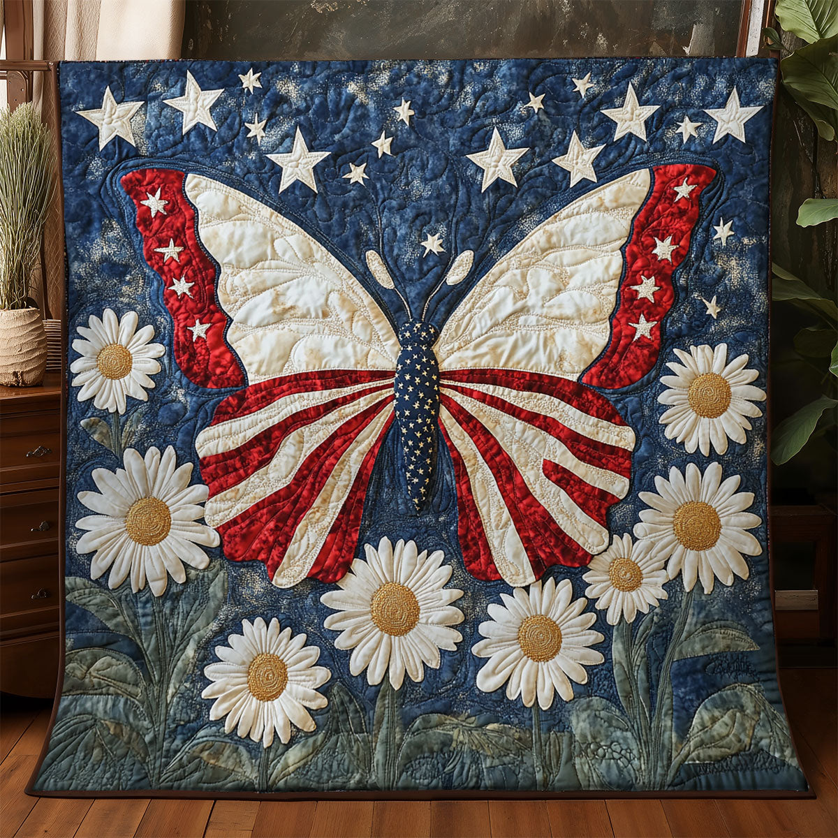 Floral Butterfly WX3105023CL Quilt