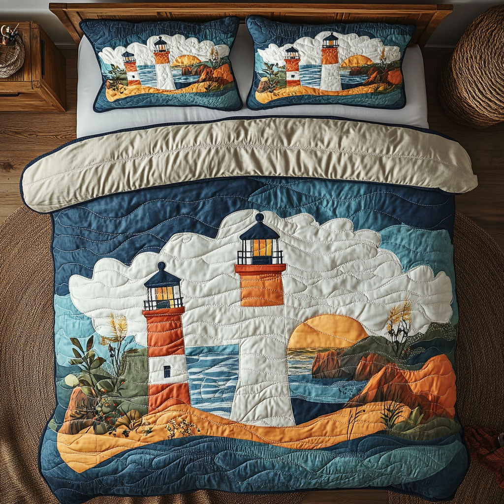 The Shoreline Beacons WY1208083CL Duvet Cover Set