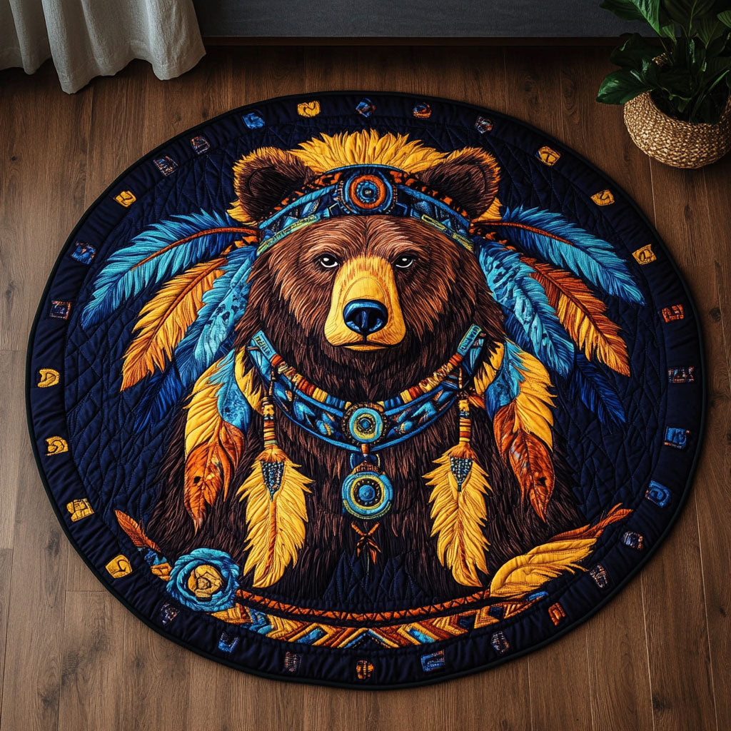 Guardian of the Woods CM1505018CL Quilted Round Mat