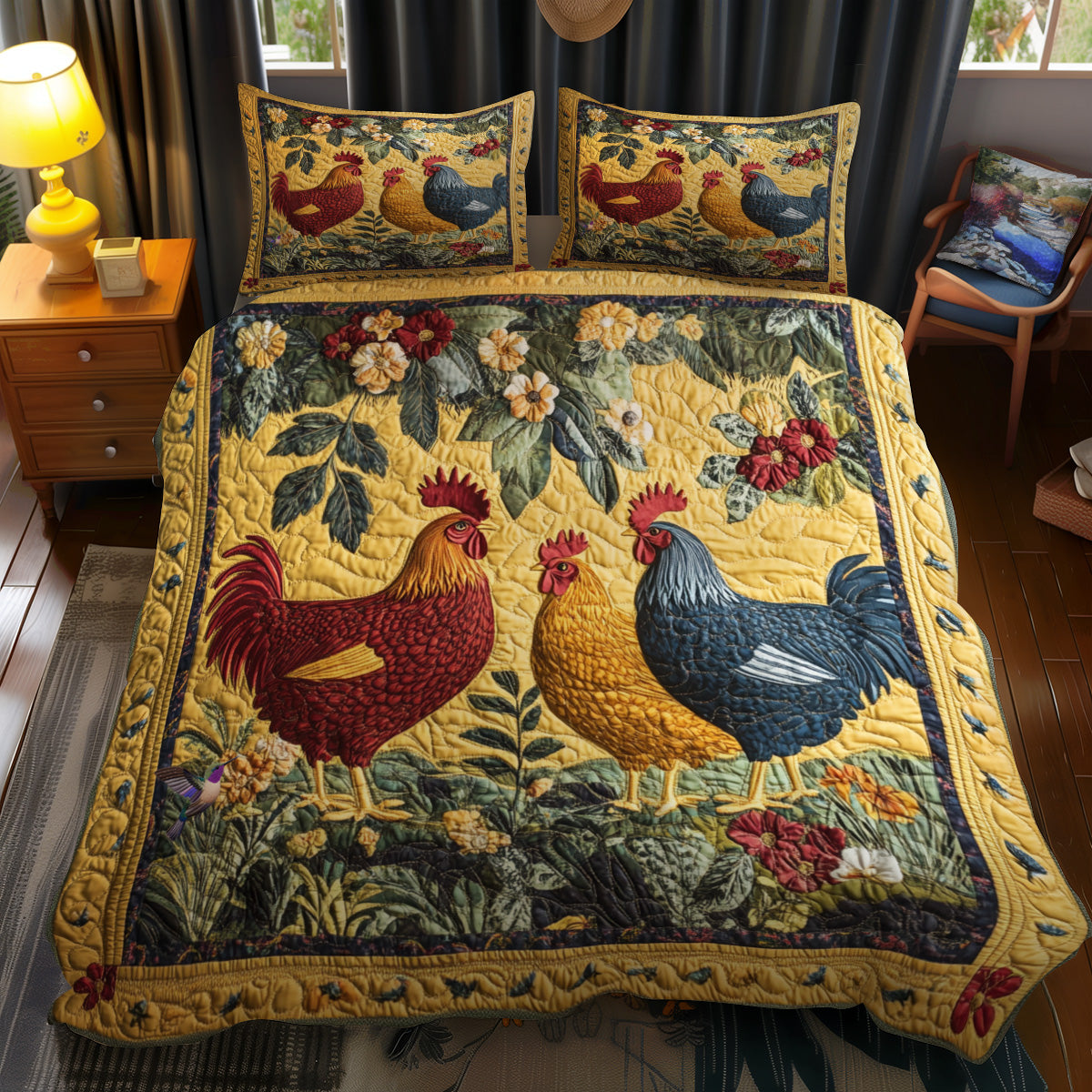 Chicken YR2612007CL Duvet Cover Set