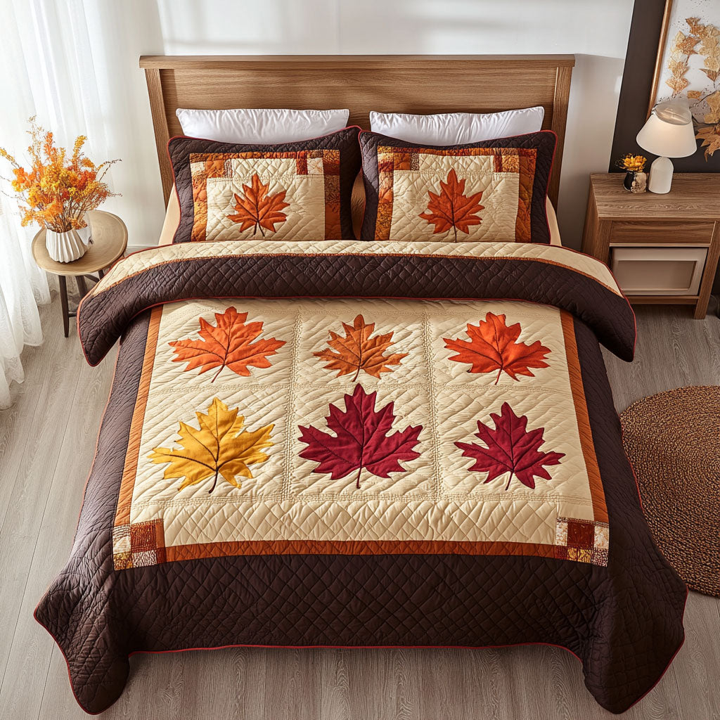 Golden Maple Glow CW1208029CL Duvet Cover Set