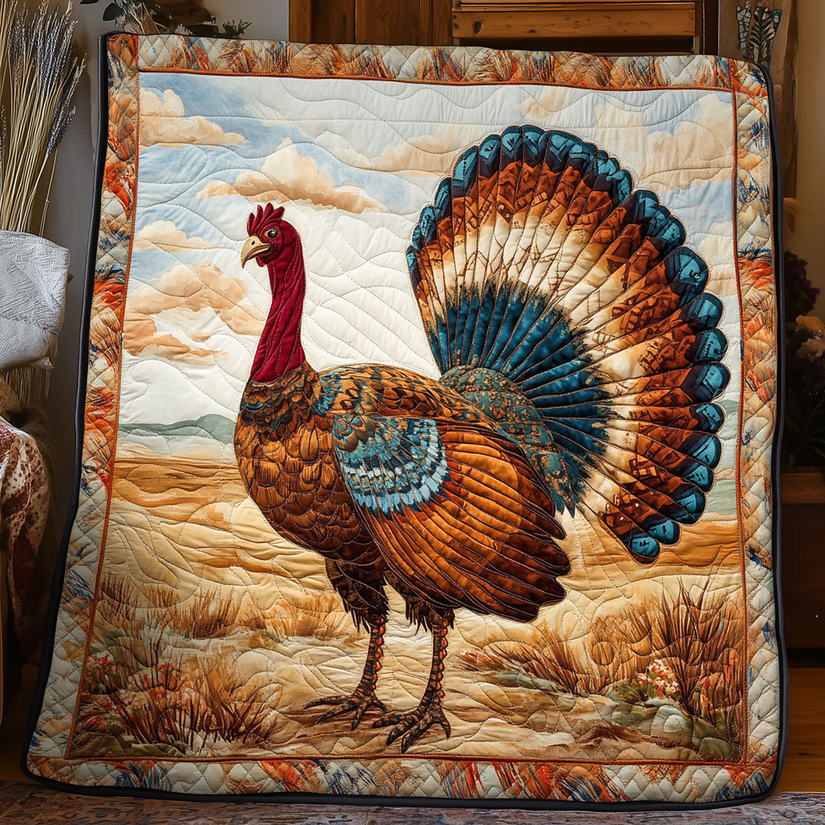 Majestic Turkey WX0406034CL Quilt