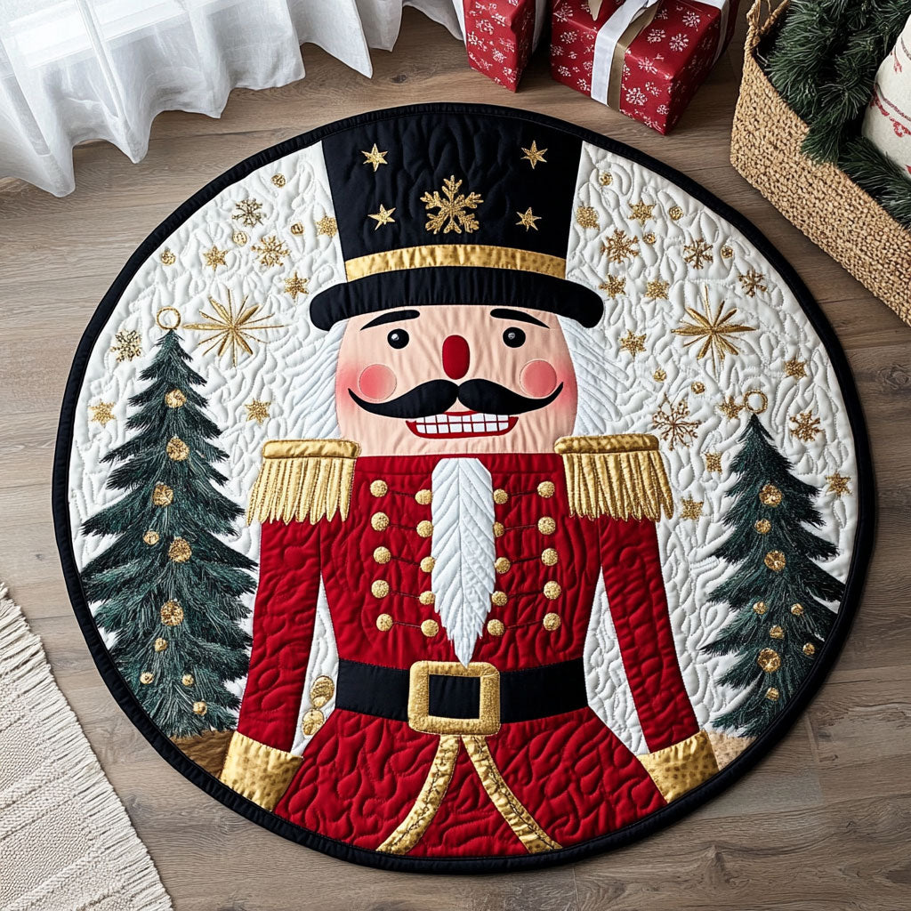 Nutcracker Shine CW2208009CL Quilted Round Mat