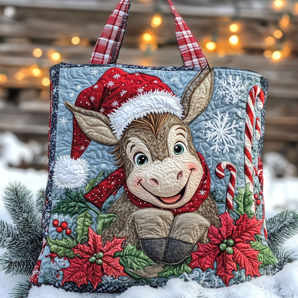 Donkey Holiday Dream WN1111034CL Quilted Tote Bag