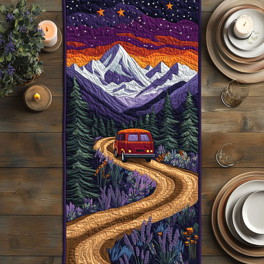 Camping Path CW0506010CL Quilted Table Runner