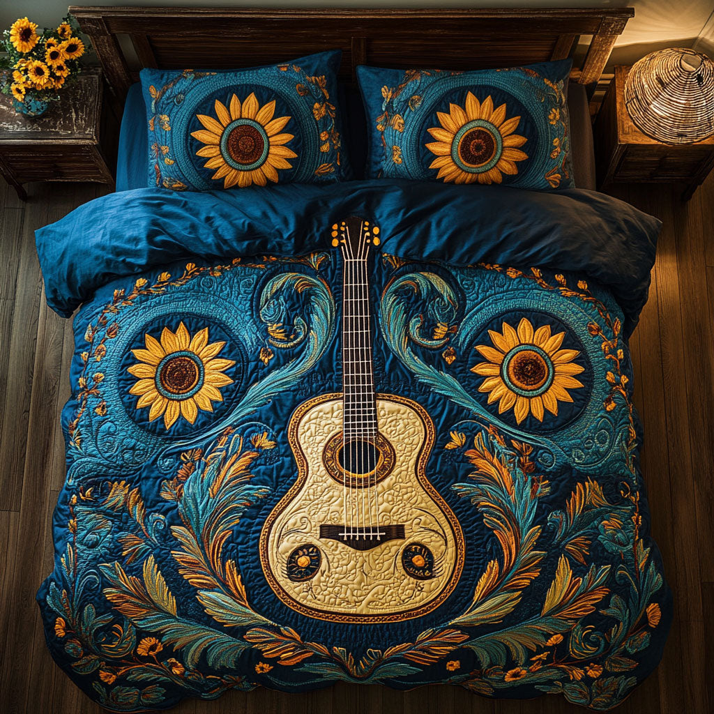 Sunflower Strings Symphony WY2406053CL Duvet Cover Set
