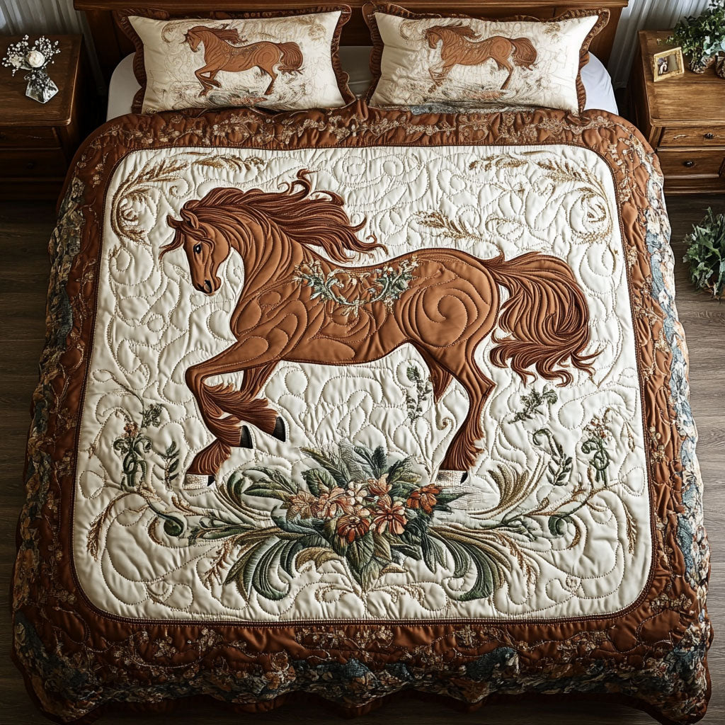 Majestic Horse WY1202037CL Duvet Cover Set