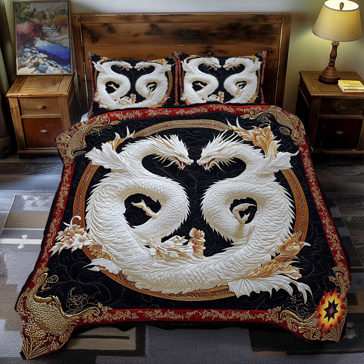 Couple Dragon WY0512043CL Duvet Cover Set