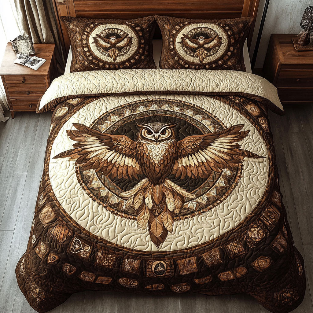 Mystic Native American Owl WY0502048CL Duvet Cover Set