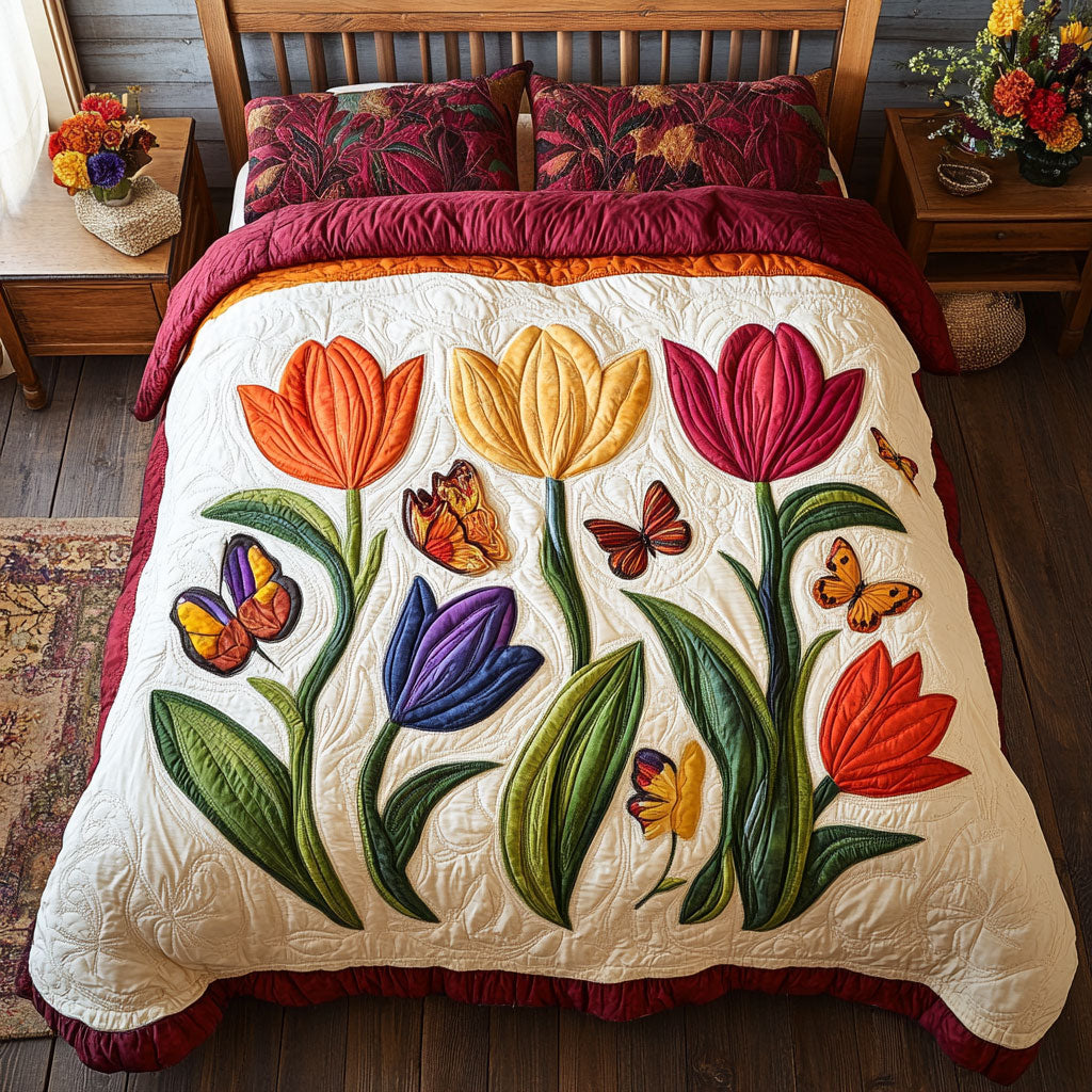 Tulip Garden WY1402026CL Duvet Cover Set