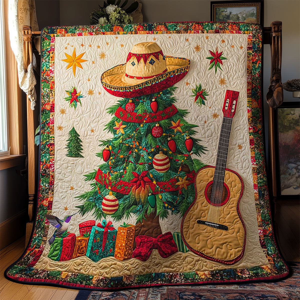 Mexican Navidad Tree WN1612017CL Quilt