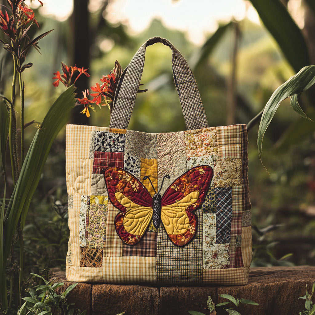 Butterfly Cottage WN0210003CL Quilted Tote Bag