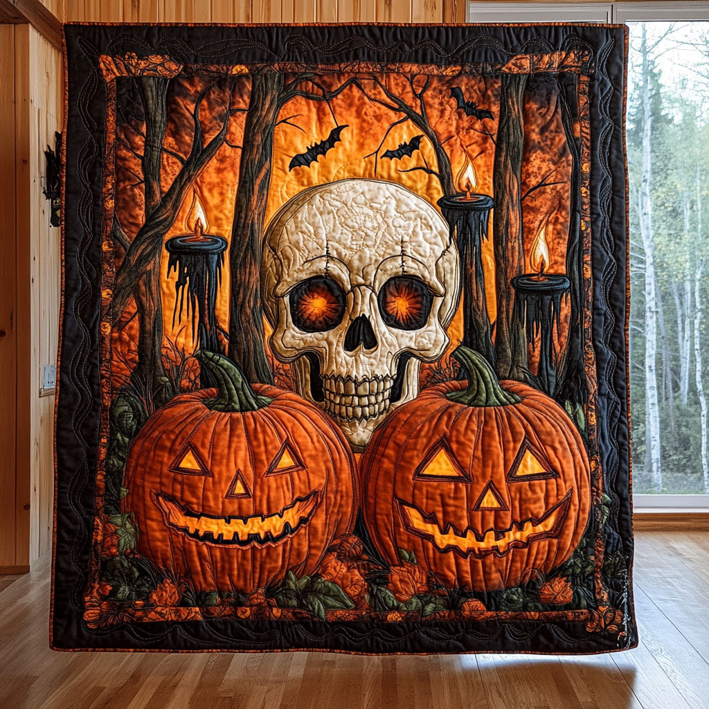Pumpkin Shadows CP2608011CL Quilt