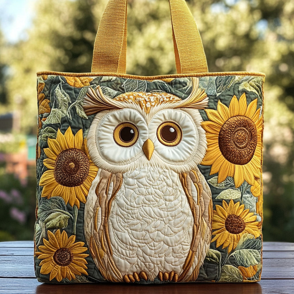 Sunflower Garden CP0110107CL Quilted Tote Bag