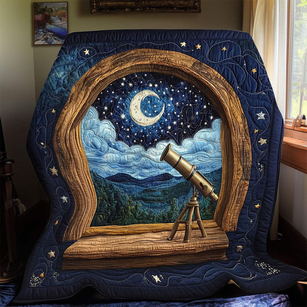 Stargazer’s Window CP0406014CL Quilt