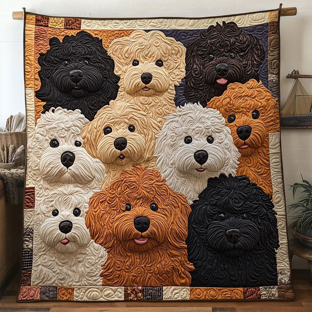 Dog Cuddle Squad WN1511027CL Quilt