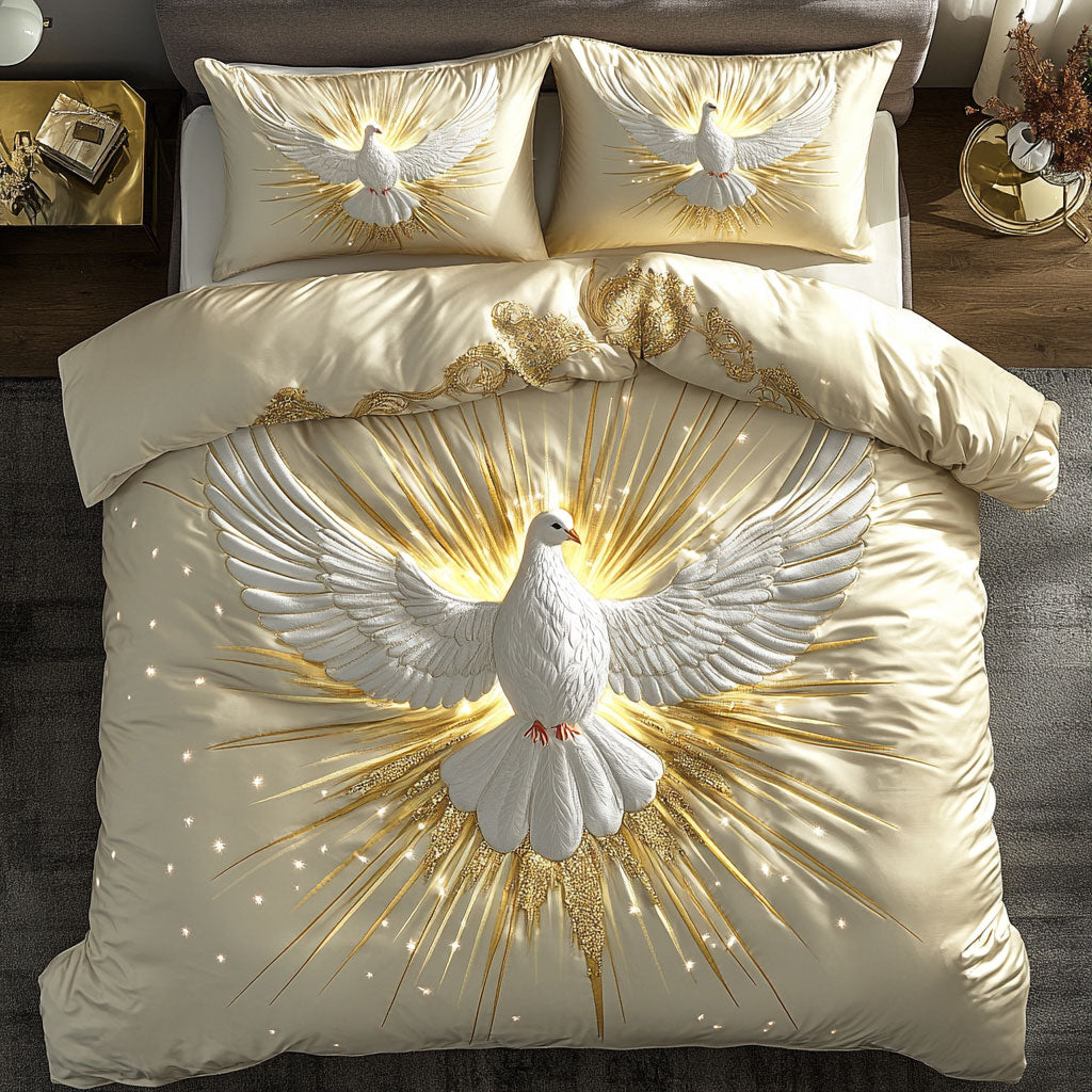 Dove God Bless You WU1102018CL Duvet Cover Set