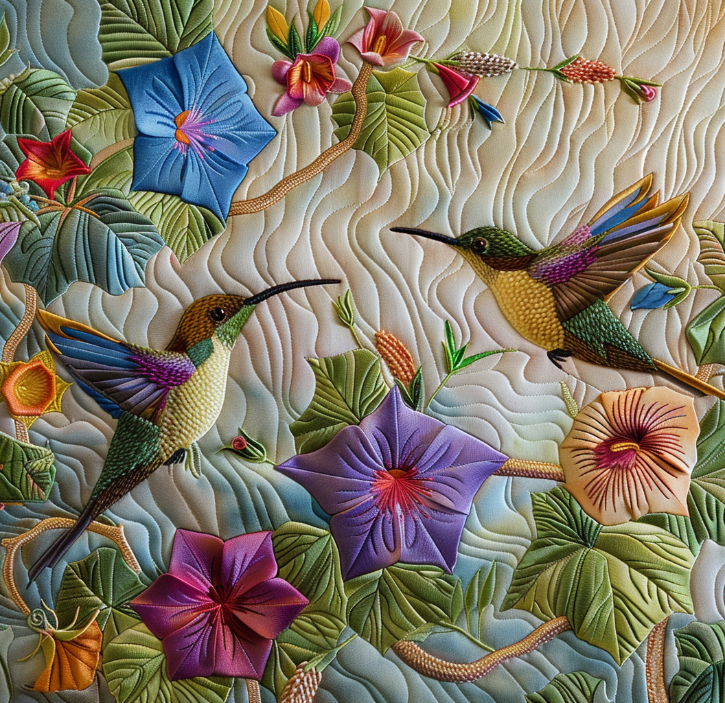 Hummingbird YR11008001CL Quilt