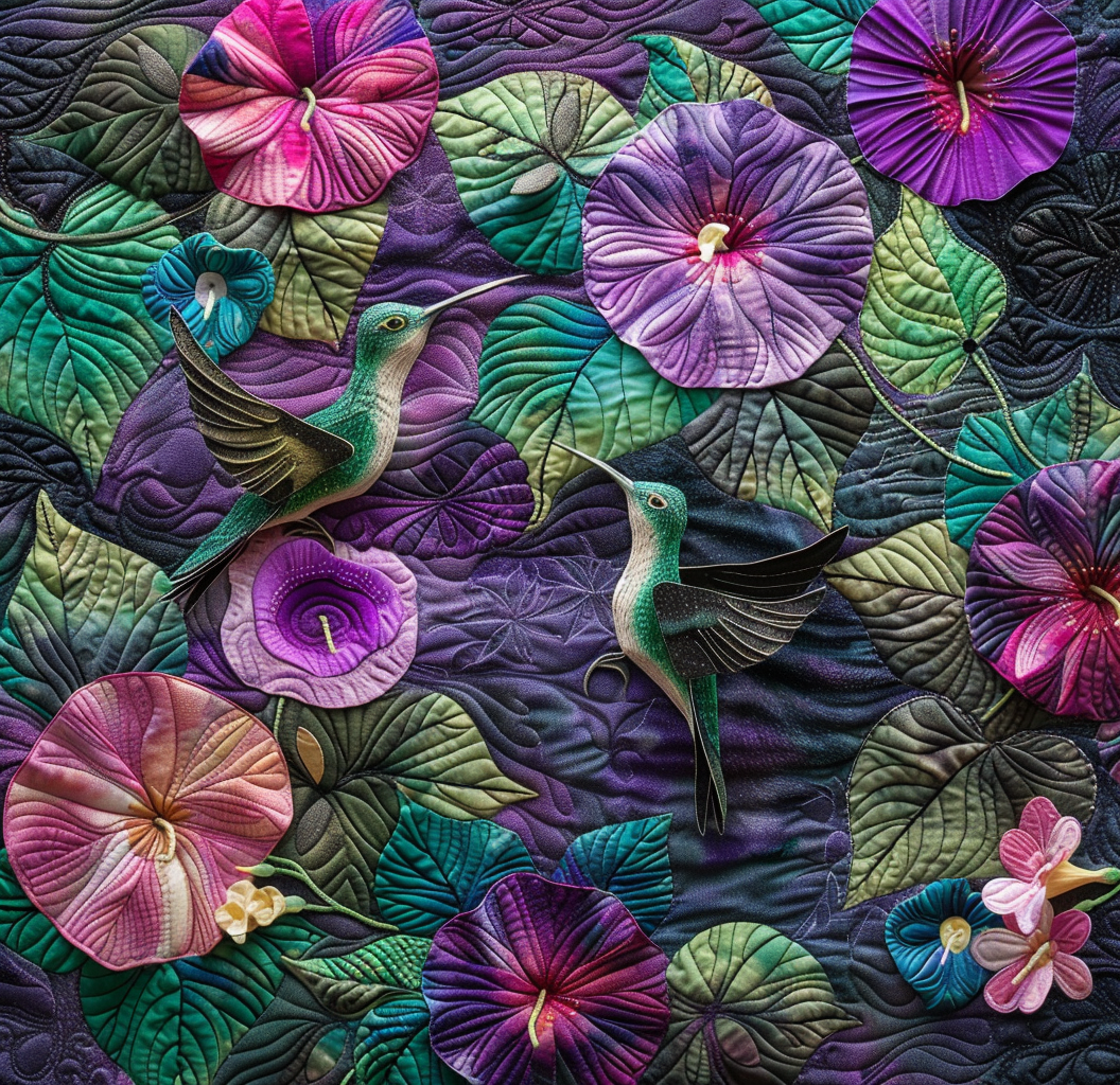 Hummingbirds YR1308001CL Quilt