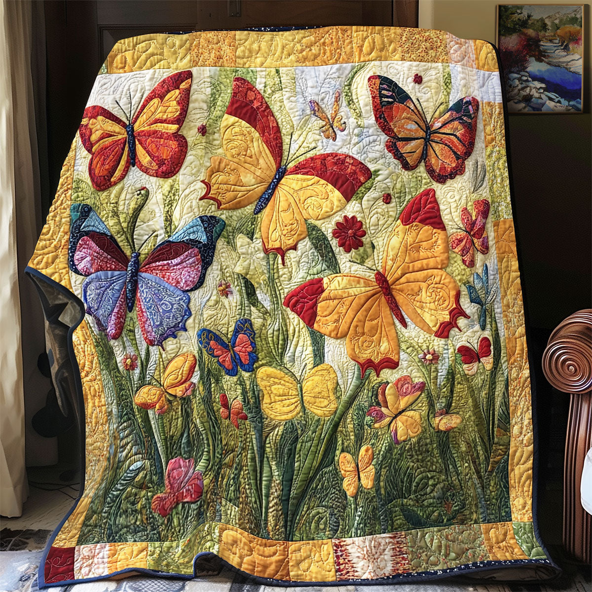 Butterfly Garden WX0303061CL Quilt