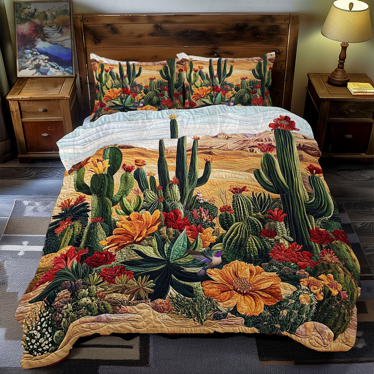 Cactus Desert WY2511050CL Duvet Cover Set