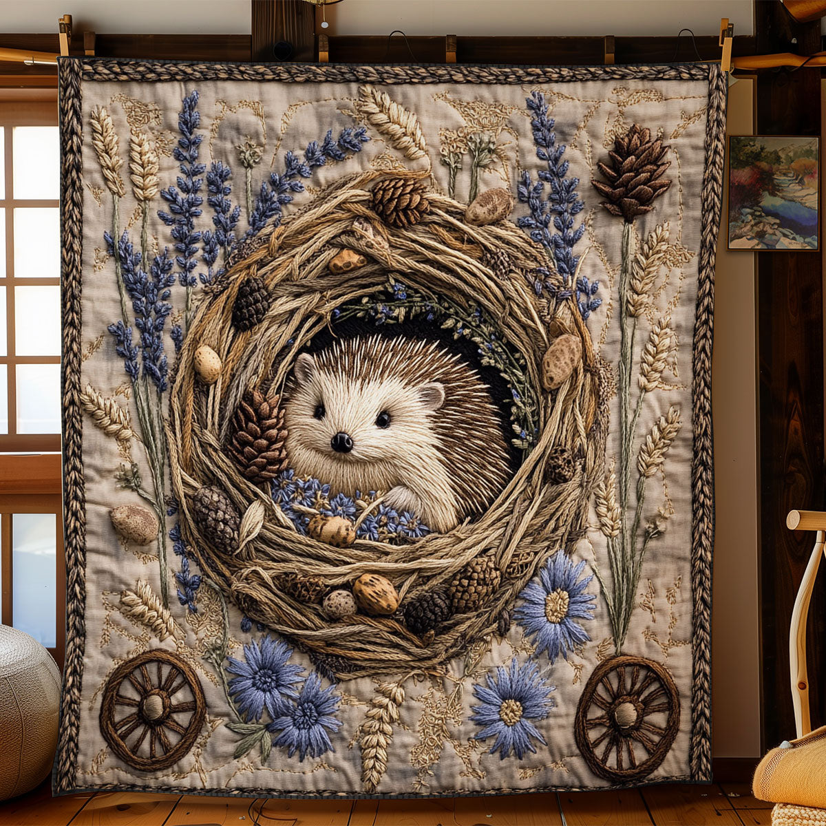 Hedgehog Cozy WN0606024CL Quilt