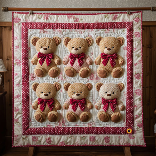 Lovely Teddy Bear WJ1312020CL Quilt