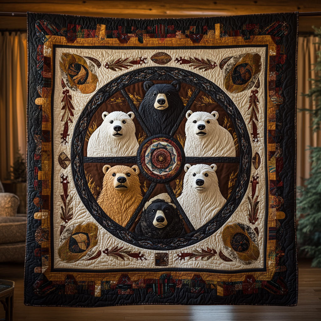 The Bear Clan WY1308015CL Quilt