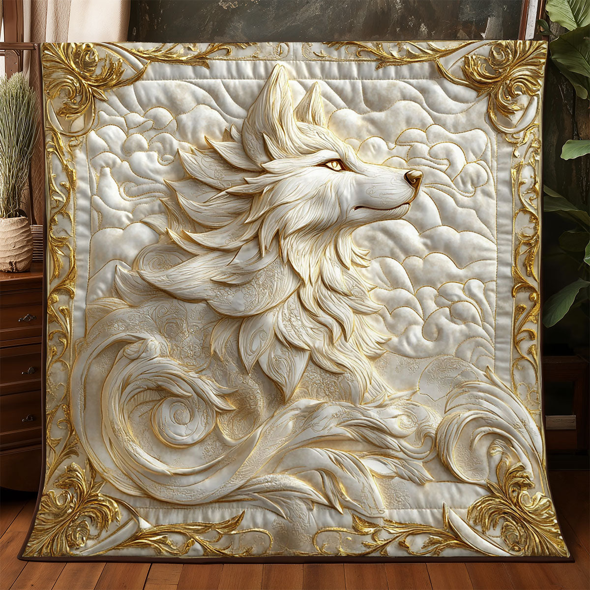 Golden Wolf WJ1705002CL Quilt