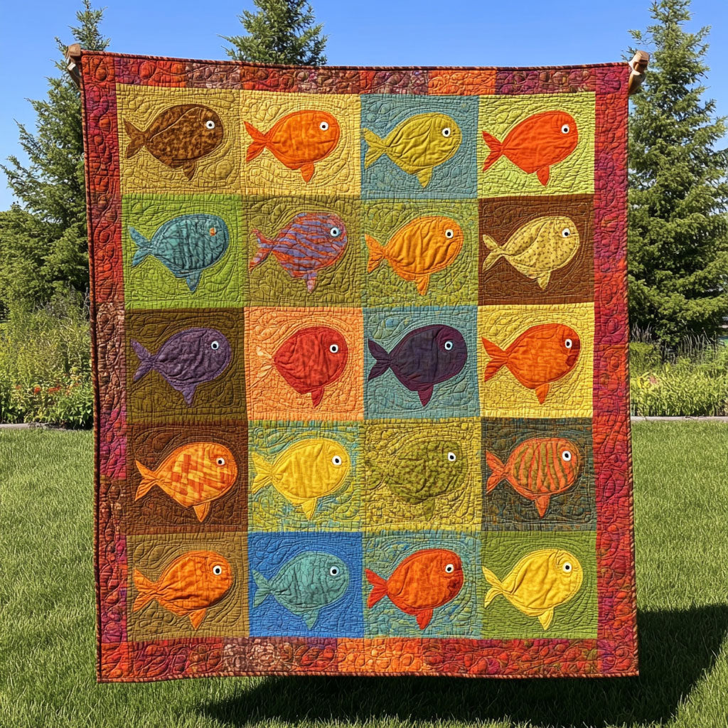 Bold Fishie CM3005006CL Quilt