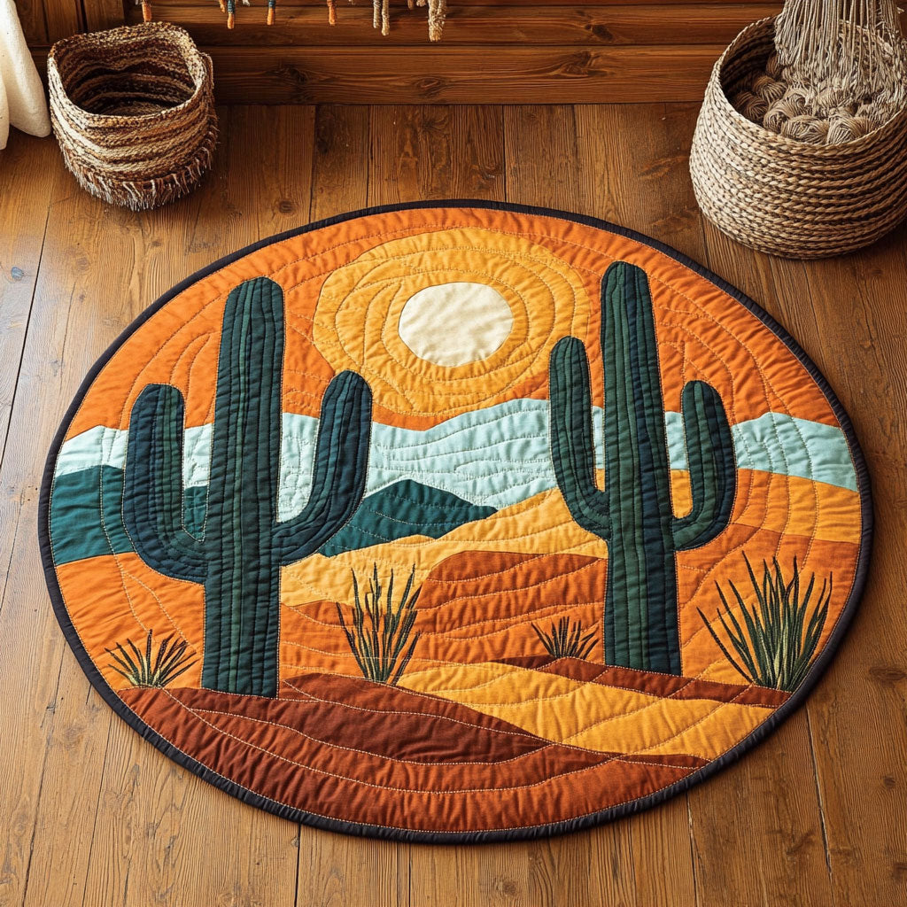 Desert Giants WY1505022CL Quilted Round Mat