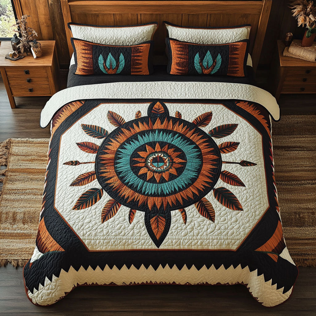 Native American Circle WY2301027CL Duvet Cover Set