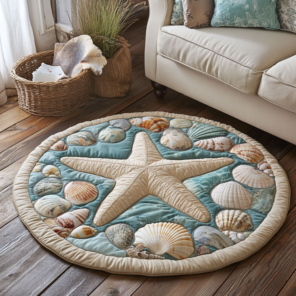Marine Radiance CP0909065CL Quilted Round Mat