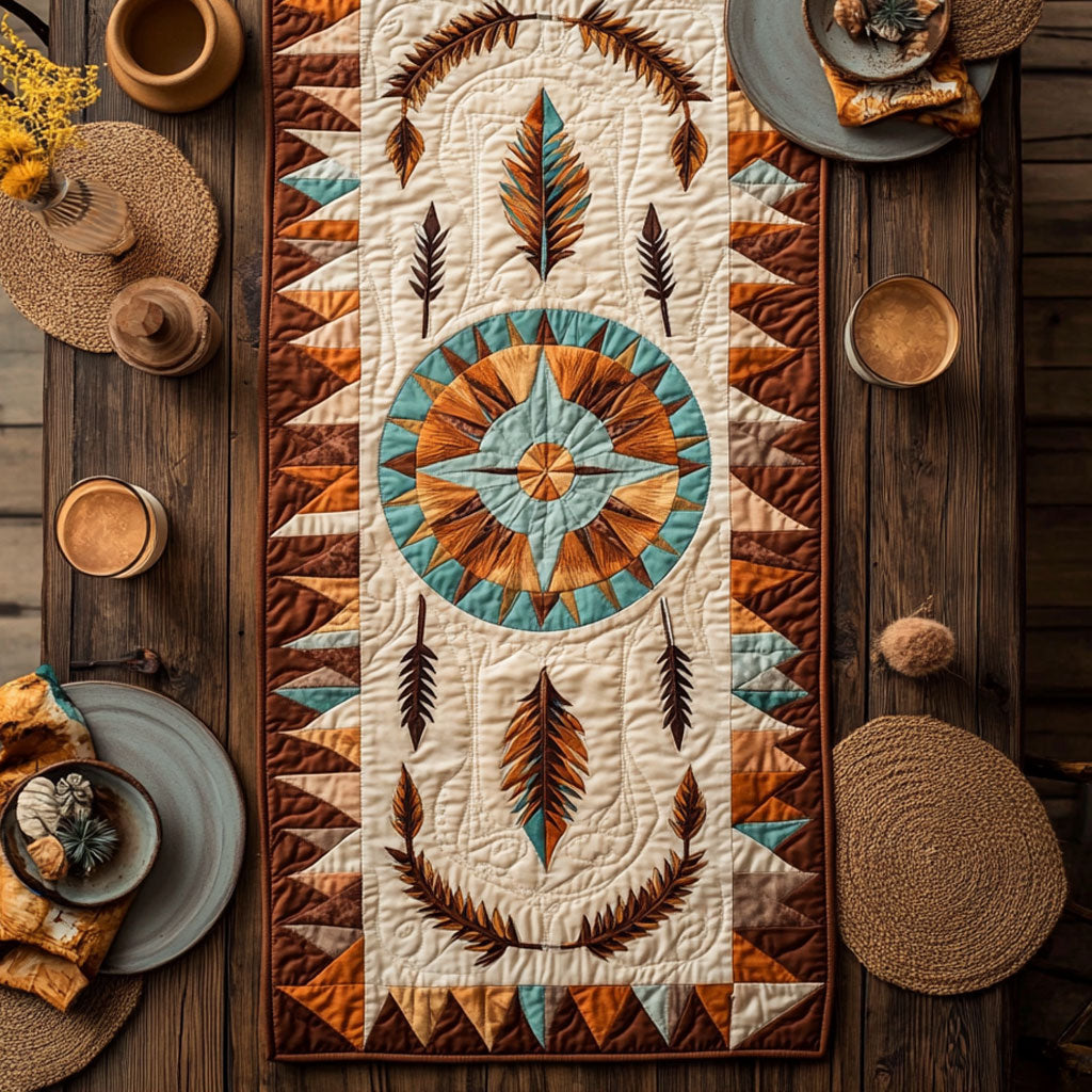 Native Arrow North WN1407039CL Quilted Table Runner