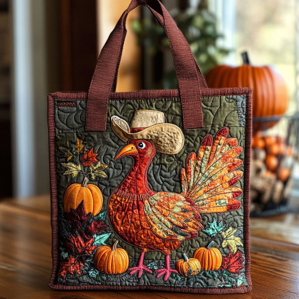 Maple Turkey WN2209047CL Quilted Tote Bag