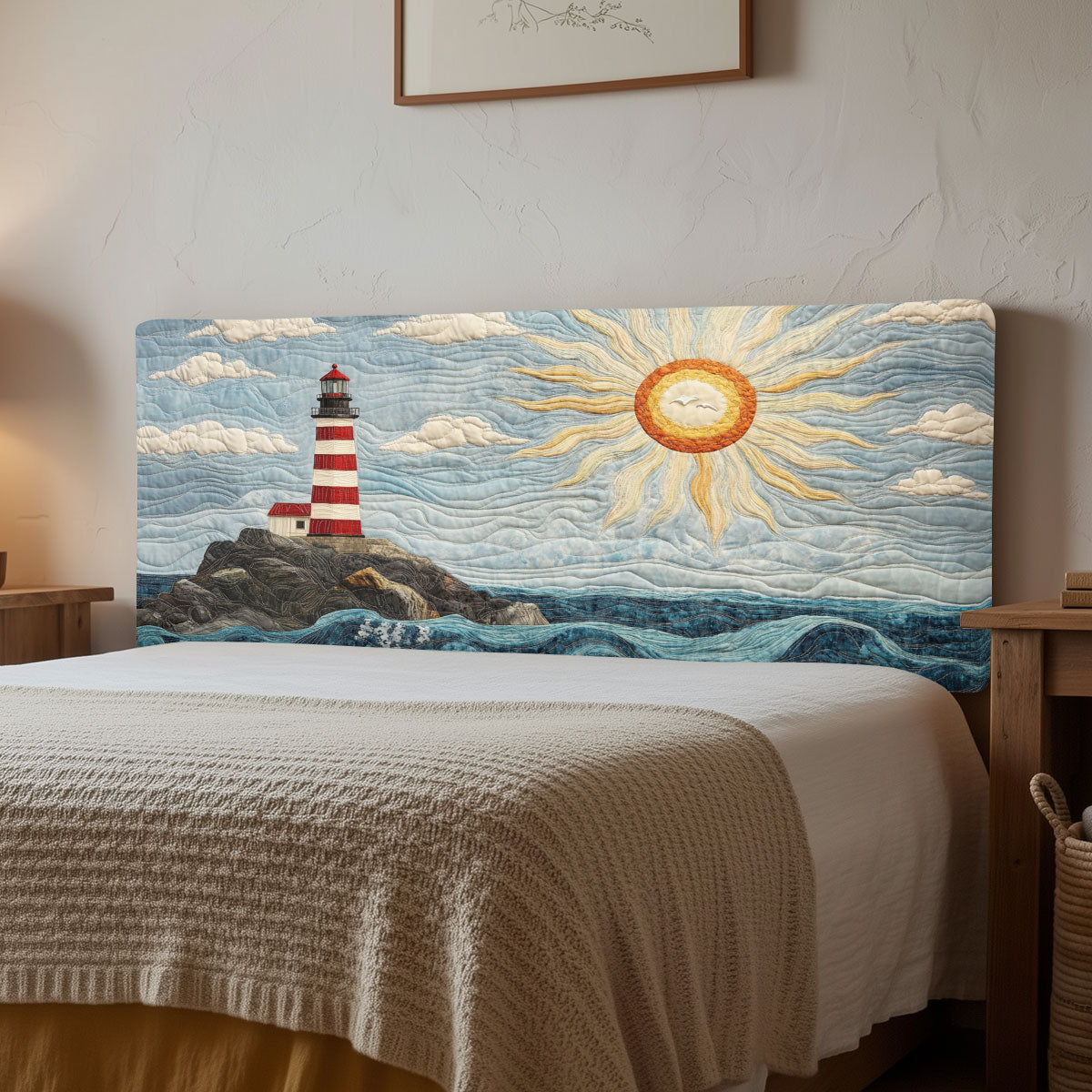 Lighthouse Dream CW1512017CL Quilted Headboard Slipcover