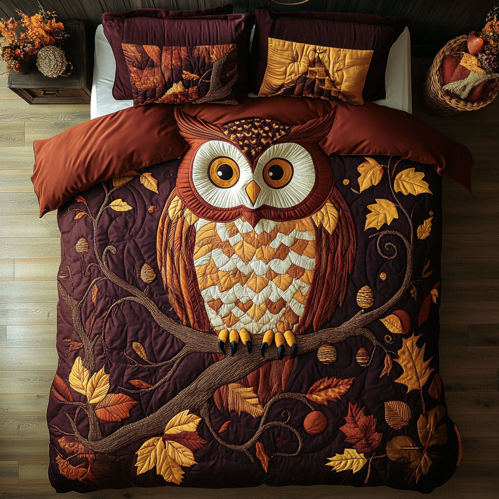 Autumn Owl CP0309085CL Duvet Cover Set