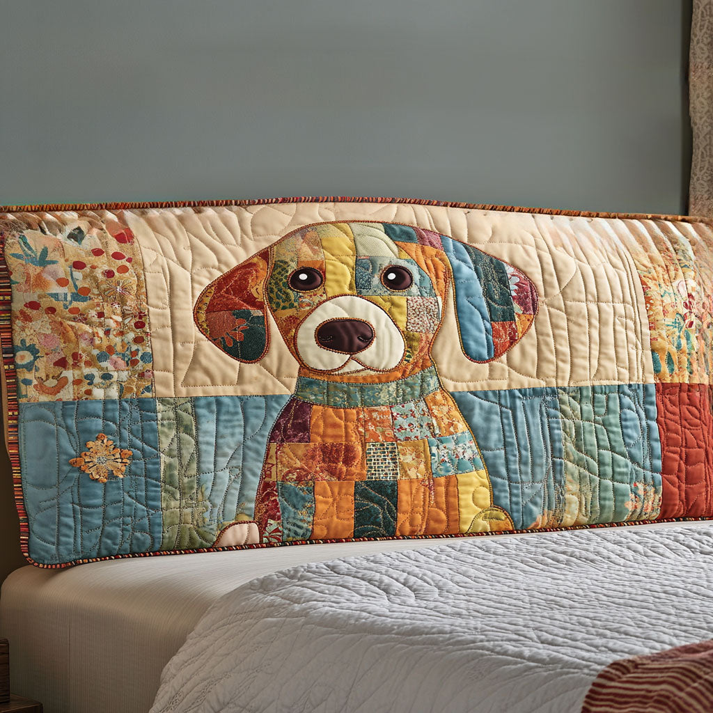 Warm Heart Dog WN2212025CL Quilted Headboard Slipcover